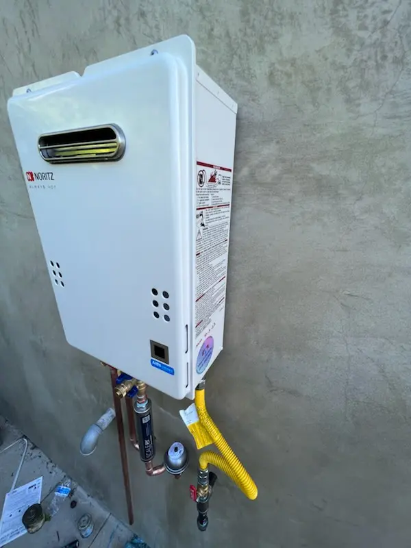 Tankless water heater installation for Larkington homes